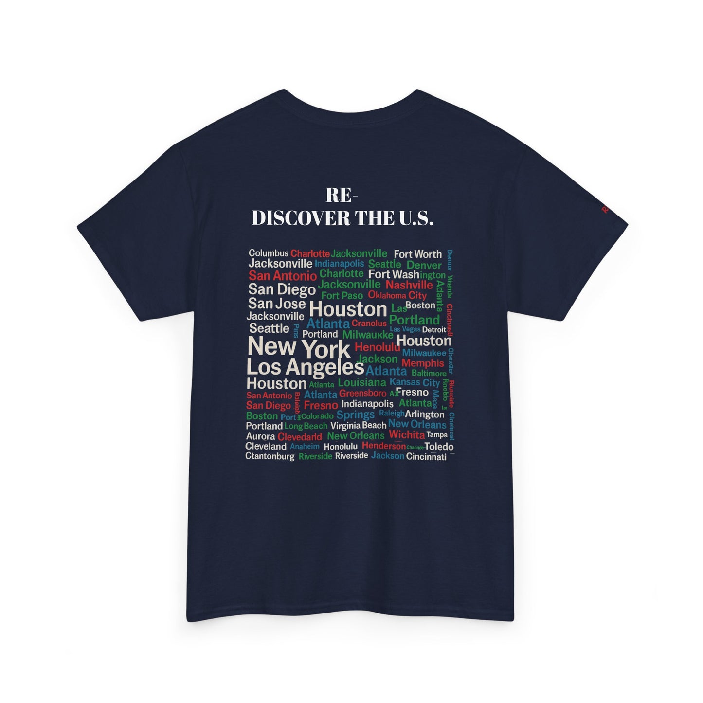 Re-Discover the U.S. Urban Cityscape Tee - Unisex Heavy Cotton Tee