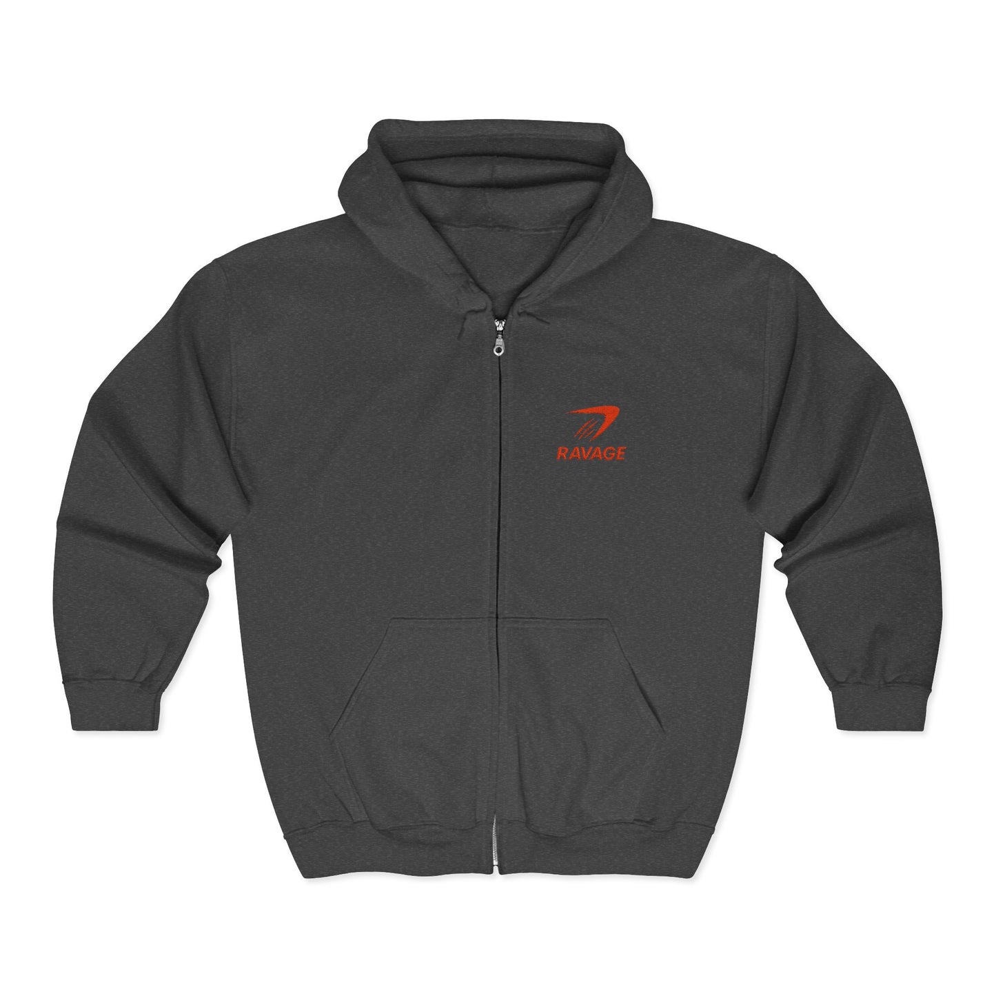 Ravage Unisex Full Zip-Up Hoodie – Premium Blend for Everyday Hustle