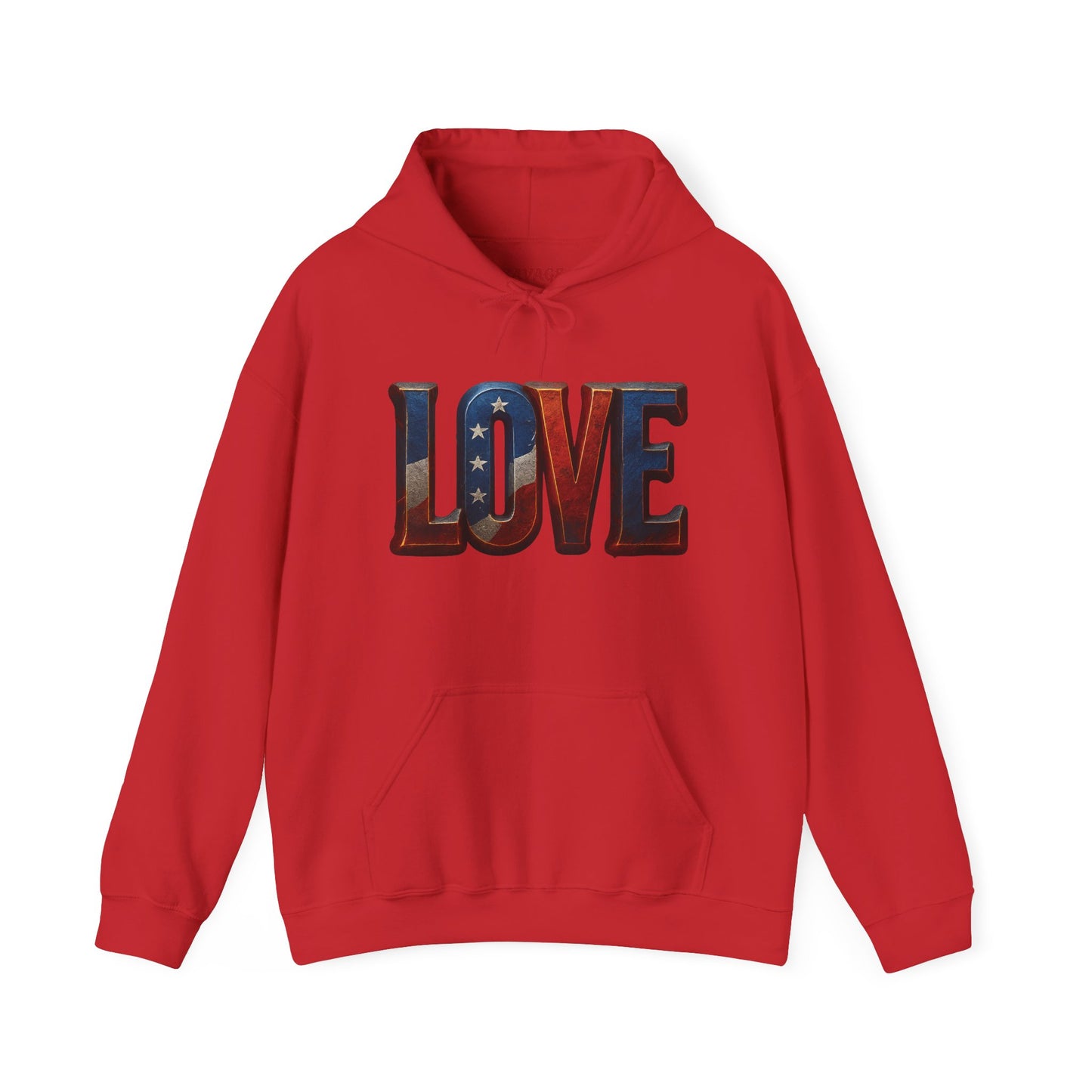 Unisex Hooded Sweatshirt with 'LOVE' Design - Cozy Gift for Friends, Valentine's Day, Casual Wear, Relaxation, Everyday Use