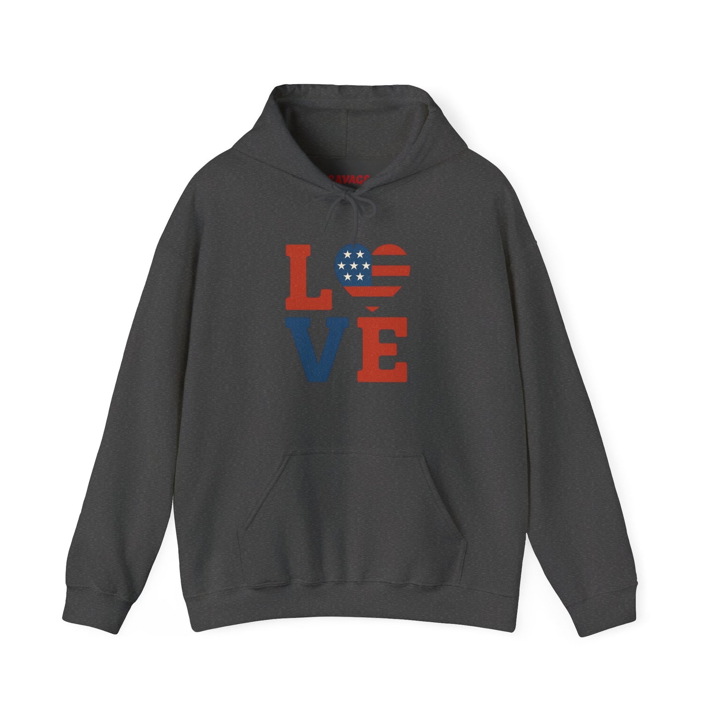Unisex Hooded Sweatshirt with 'LOVE' Design - Cozy Gift for Friends, Valentine's Day, Casual Wear, Relaxation, Everyday Use