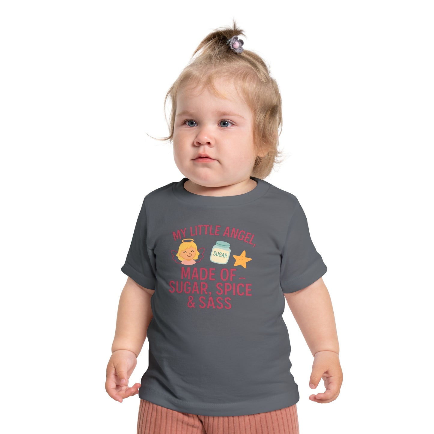 Sugar, Spice & Sass Baby T-Shirt, Cute Baby Shirt, Infant Tee, Baby Shower Gift, Toddler T-Shirt, Girl's Birthday Outfit
