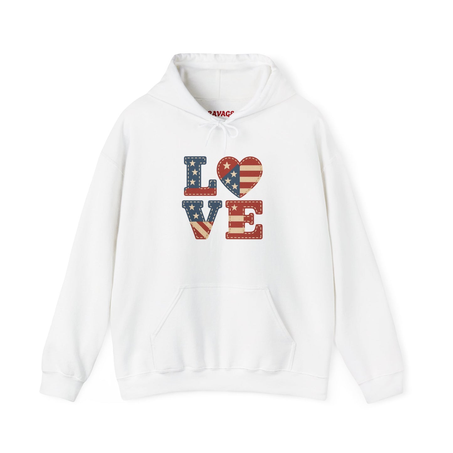 Unisex Hooded Sweatshirt with 'LOVE' Design - Cozy Gift for Friends, Valentine's Day, Casual Wear, Relaxation, Everyday Use