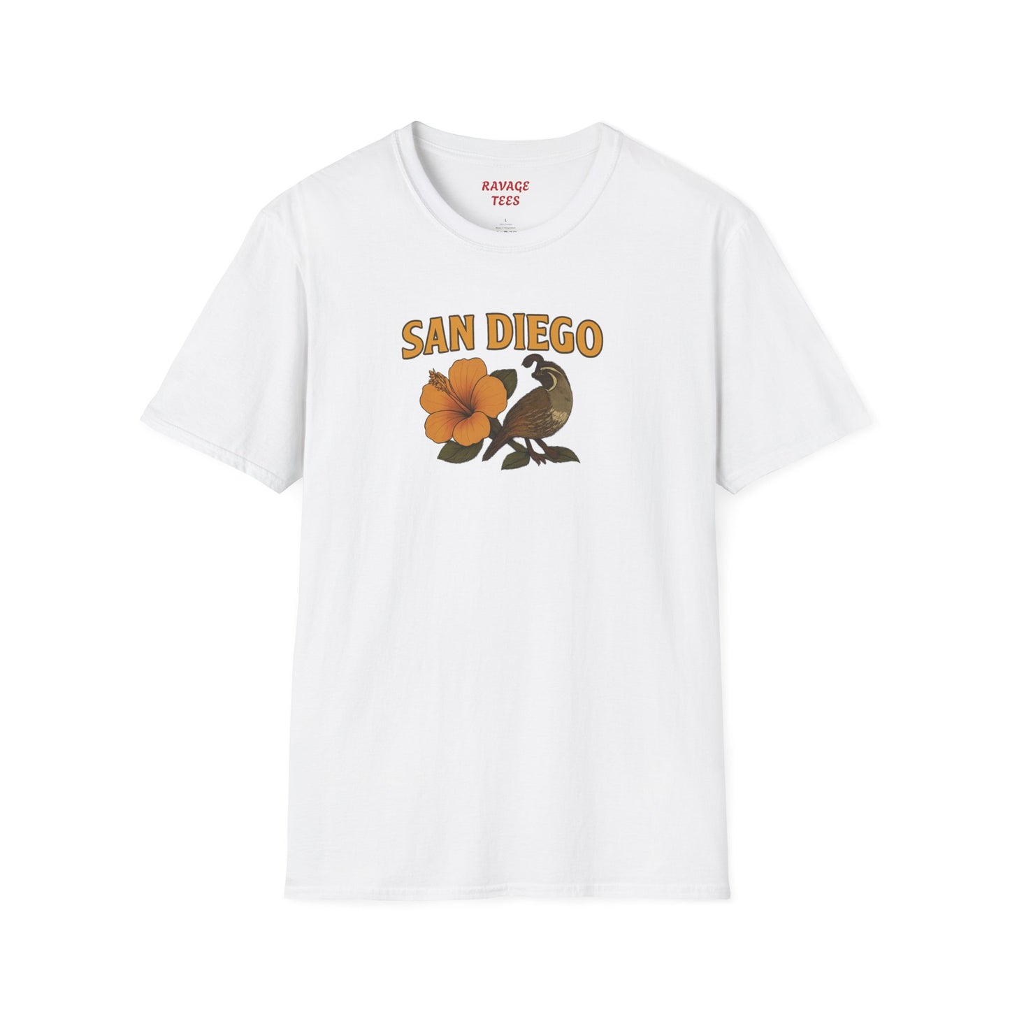 SAN DIEGO Vibes Unisex T-Shirt – Casual Summer Tee, Beachwear, Travel Outfit, Vacation Style, Gift for Him or Her