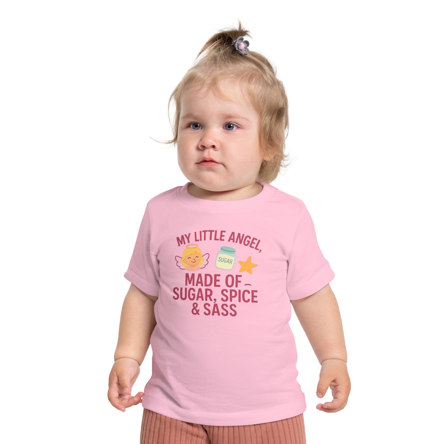 Sugar, Spice & Sass Baby T-Shirt, Cute Baby Shirt, Infant Tee, Baby Shower Gift, Toddler T-Shirt, Girl's Birthday Outfit