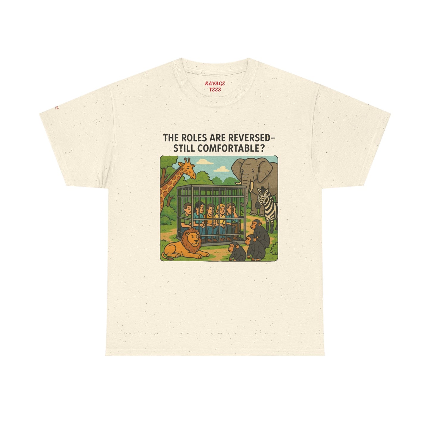 The Roles are Reversed- Are You Comfortable -Humorous Unisex Heavy Cotton Tee