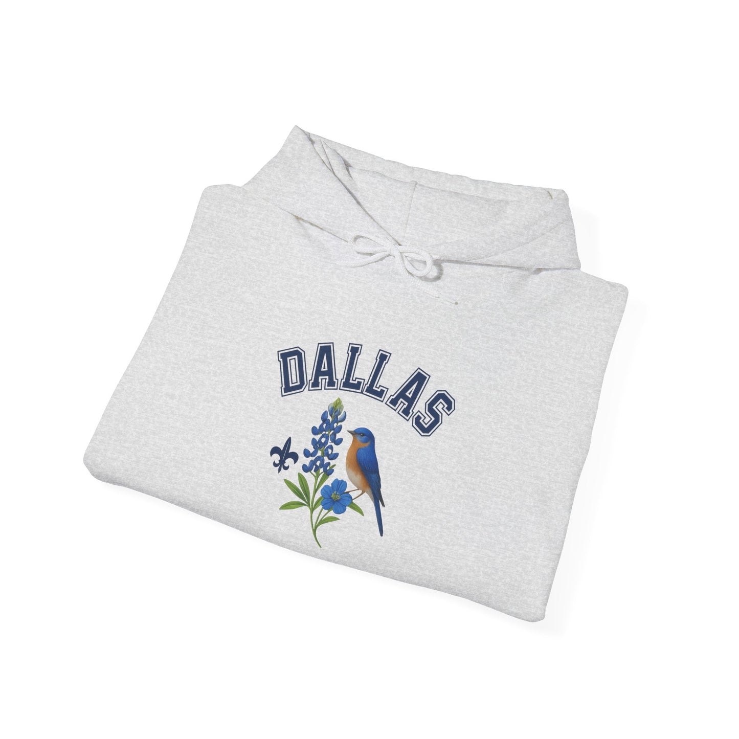 DALLAS Unisex Hoodie – Cozy Sweatshirt, Casual Travel Souvenir, Relaxed Streetwear Gift for Nature & City Lovers
