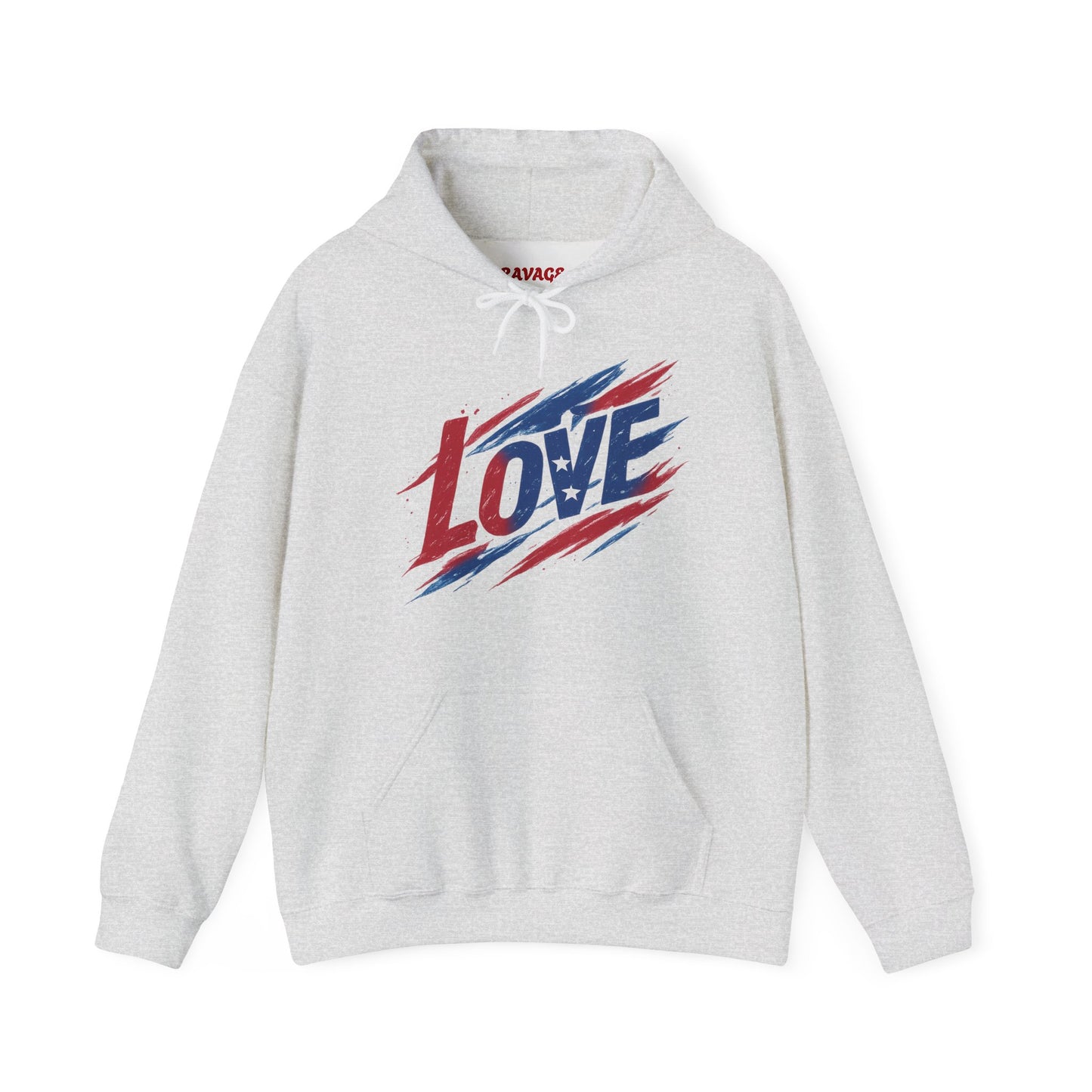 Unisex Hooded Sweatshirt with 'LOVE' Design - Cozy Gift for Friends, Valentine's Day, Casual Wear, Relaxation, Everyday Use