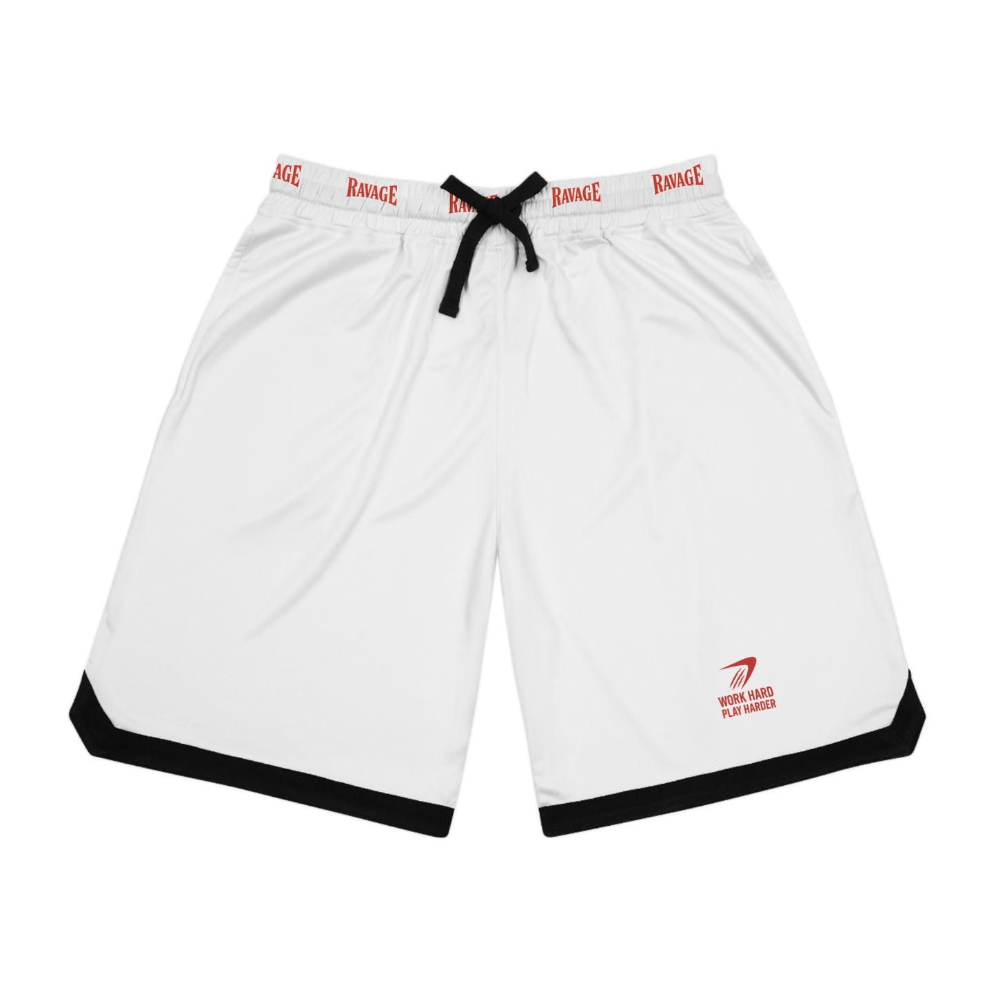 Basketball Rib Shorts - Sporty Summer Vibes, Ideal for Athletes, Game Days, Casual Outings, Summer Wear, Comfortable Activewear