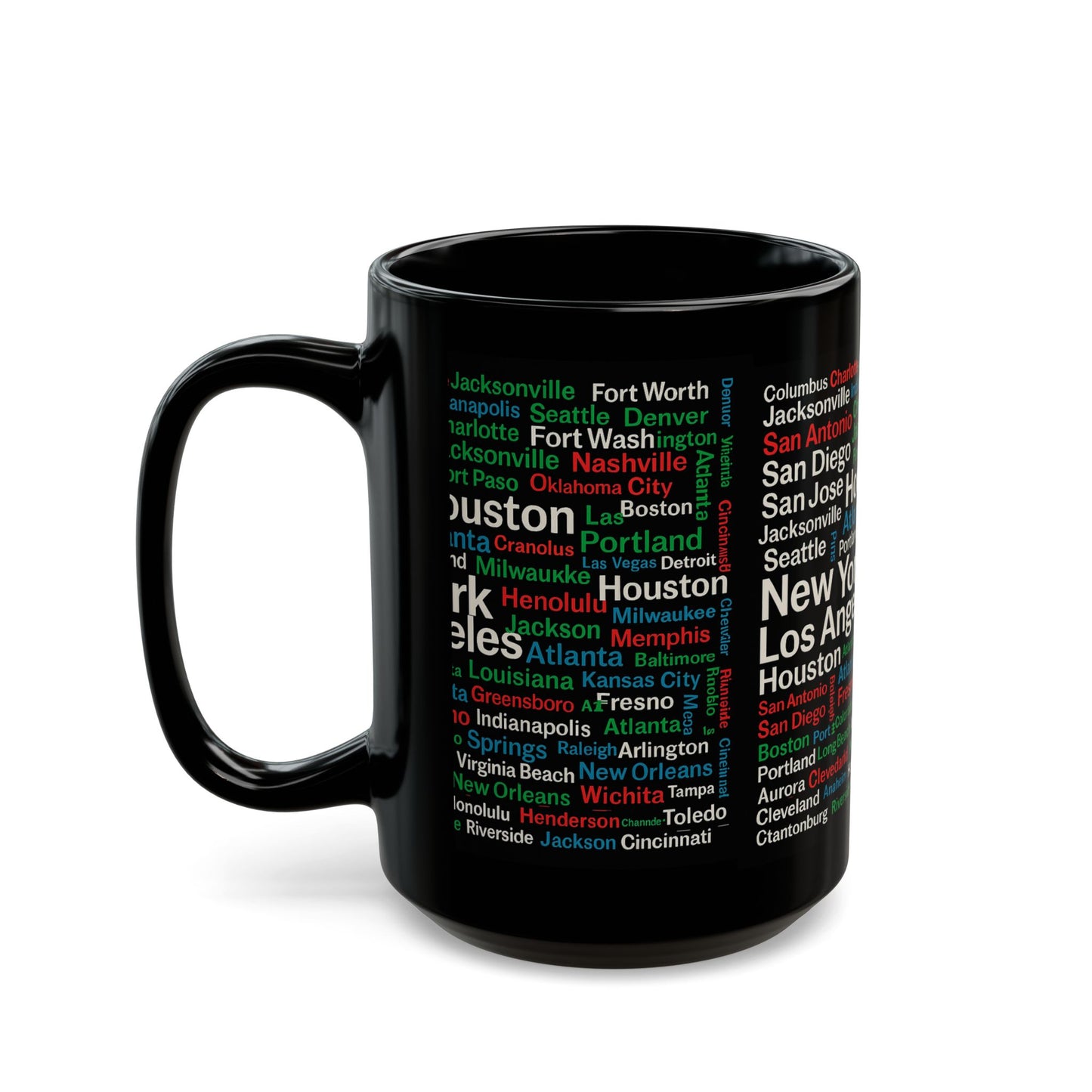 Re-Discover th U.S. Black Mug | Urban Design Ceramics |