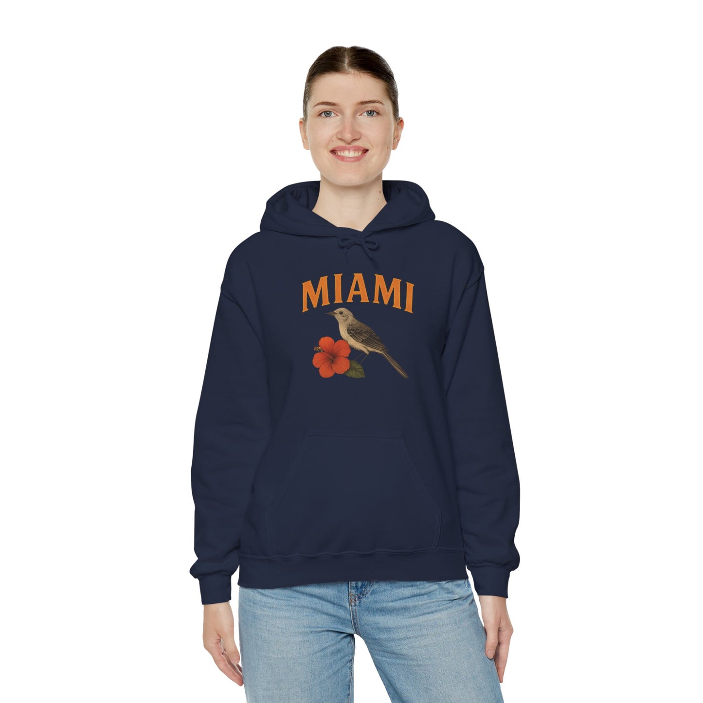 MIAMI THE 305 Unisex Hoodie – Cozy Sweatshirt, Casual Travel Souvenir, Relaxed Streetwear Gift for Nature & City Lovers