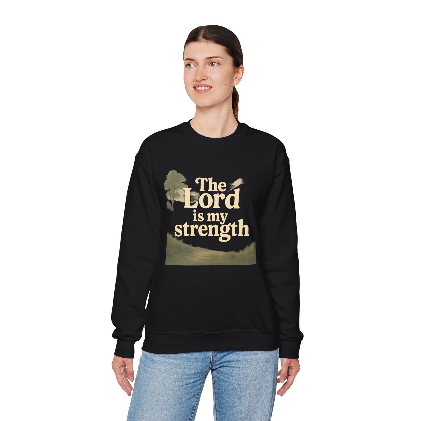 Faith-Inspired Crewneck Sweatshirt, Christian Apparel, Inspirational Gift, Religious Fashion, Daily Comfort, Cozy Sweatshirt