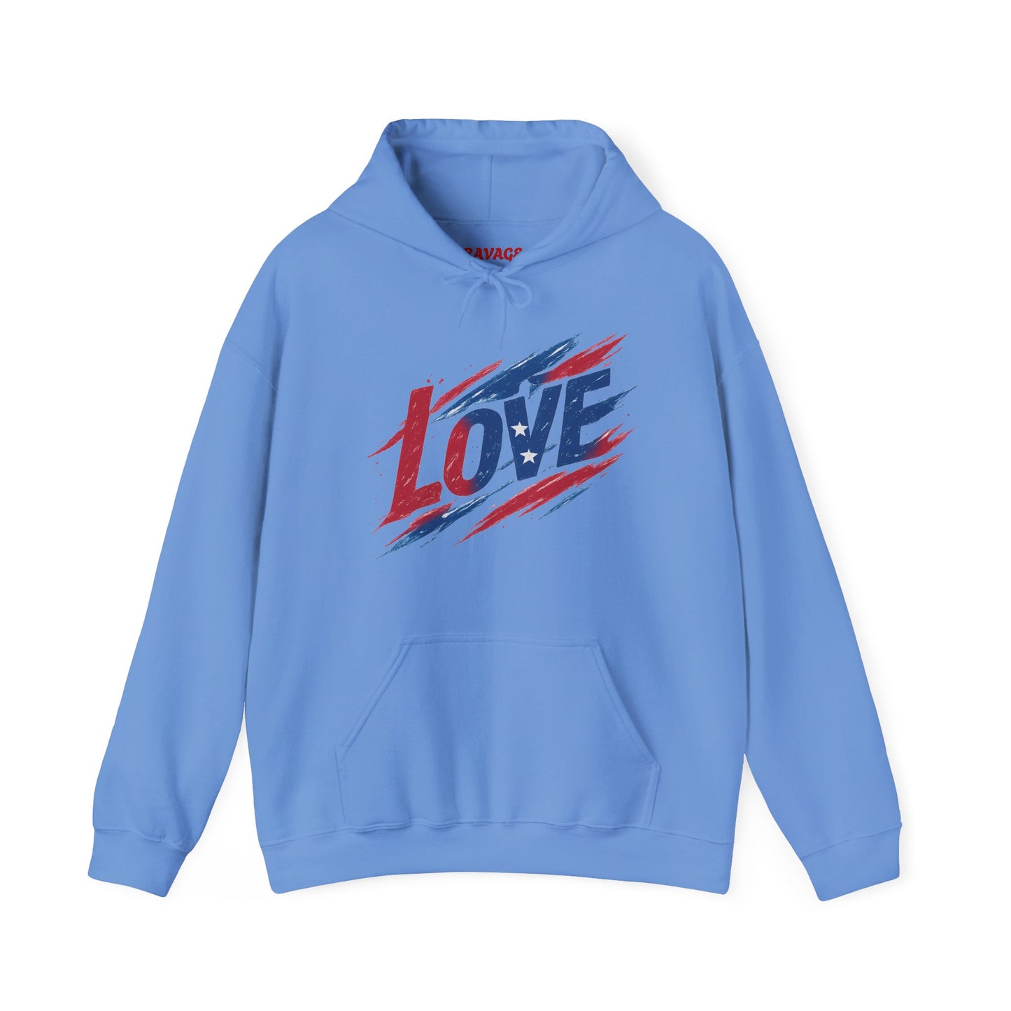 Unisex Hooded Sweatshirt with 'LOVE' Design - Cozy Gift for Friends, Valentine's Day, Casual Wear, Relaxation, Everyday Use