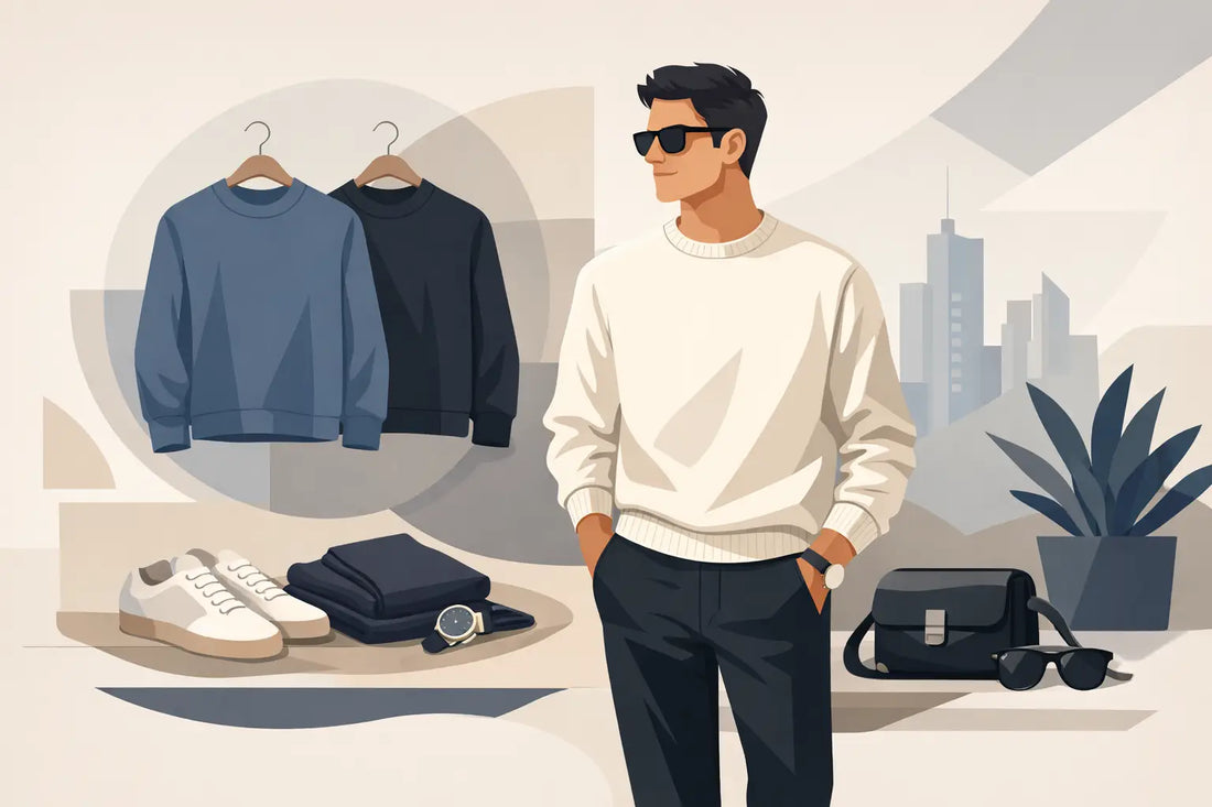 How to Style Structured Fit Sweatshirts With Edge