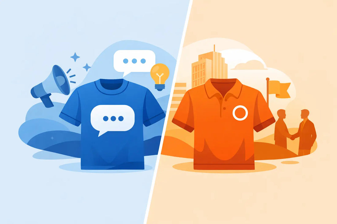Message Apparel vs Logo Apparel: What It Says