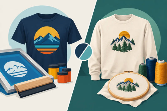 Screen Print Versus Embroidery Apparel: Choose Bold