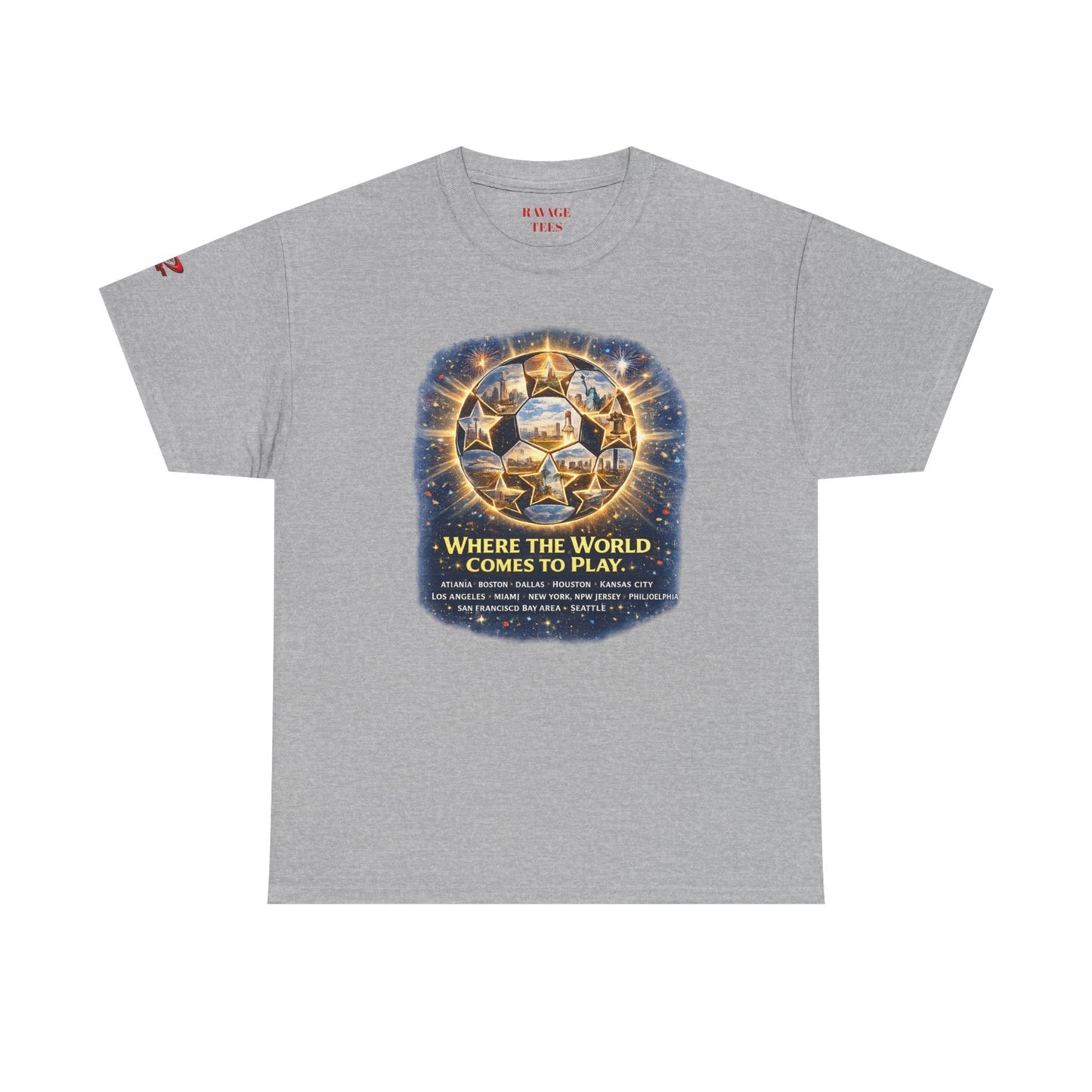 World Cup 2022 T-Shirt — "Where the World Comes to Play"