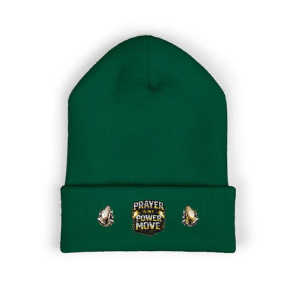 Prayer Power Move Embroidered Beanie