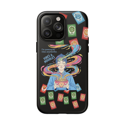 Noodle Lover Phone Case: Vibrant Cute Foodie Magnetic Anime Style
