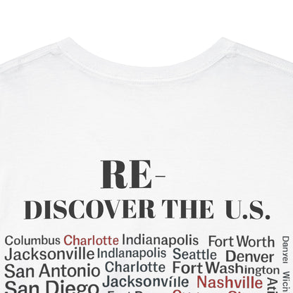 RE-DISCOVERVER the U.S. Unisex Heavy Cotton Tee