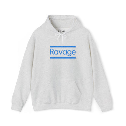 Ravage Blue Embroidered Hoodie