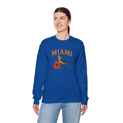 RAVAGE Miami's City Vibe Unisex Crewneck Sweatshirt-Cozy Street Gear
