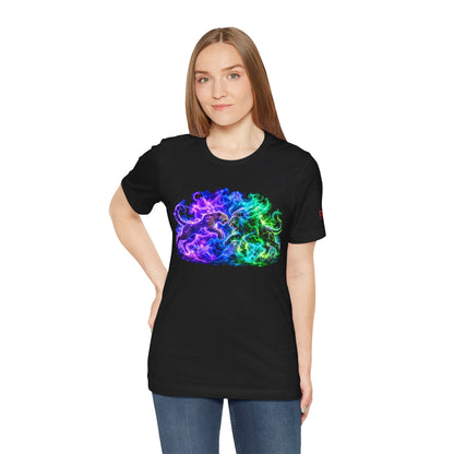Neon Nebula Predator Clash Graphic Tee