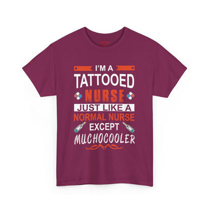 Tattooed Nurse Tee - Unisex Cotton Shirt for Nurse Appreciation, Medical Humor Tee, Fun [...]