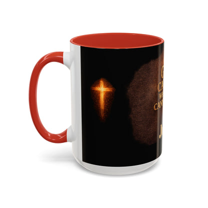 "God Carries What You Cannot Lift" Mug