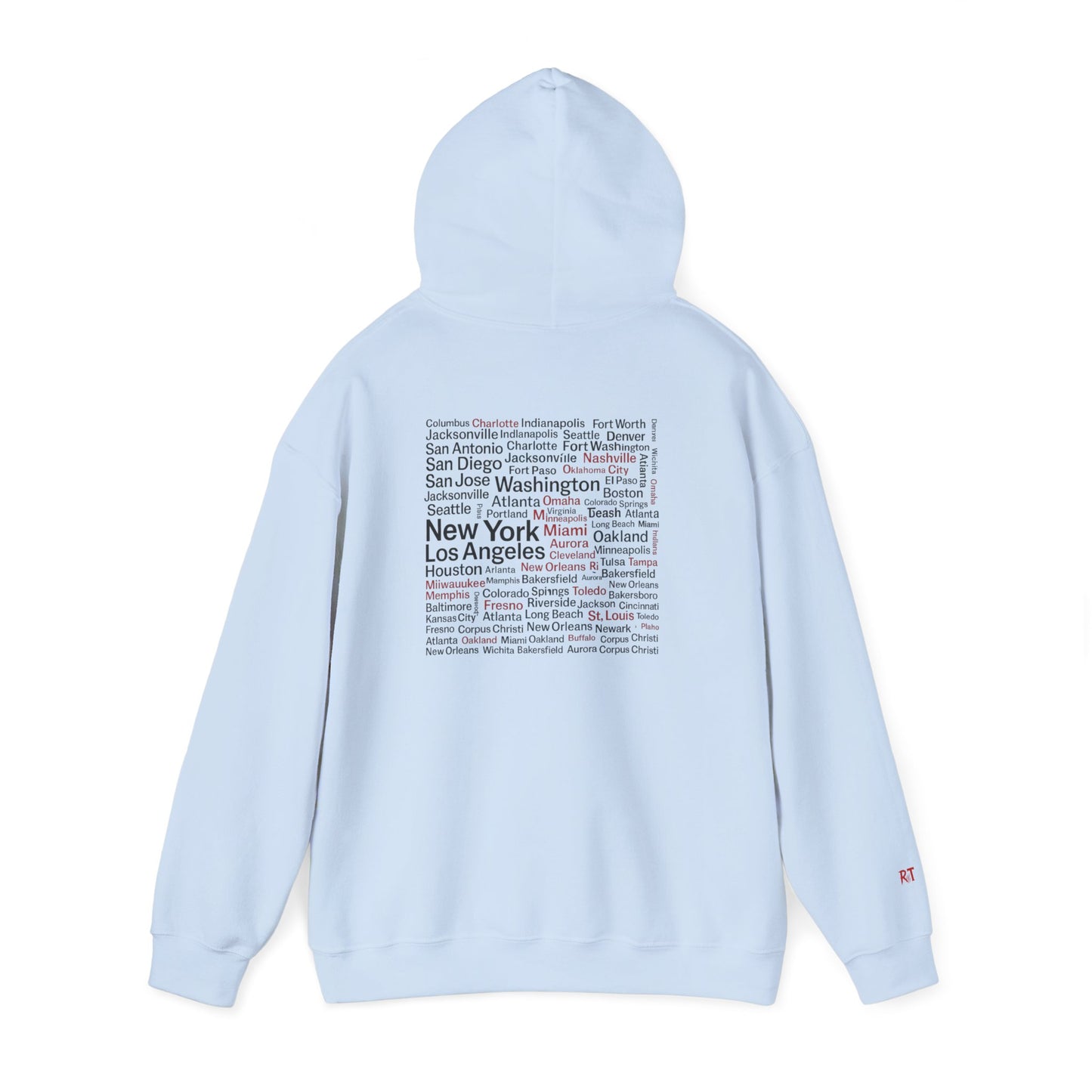 Unisex Hoodie - Rediscover the U.S. - Cozy Travel Apparel for Adventurers, Perfect for Gifts, Casual Wear, Explore America, Travel Memories
