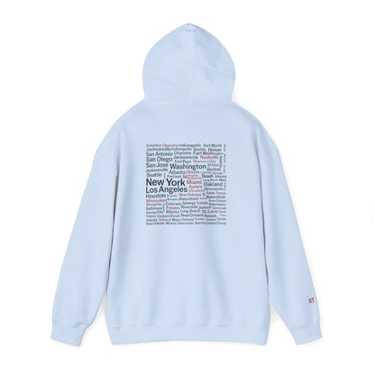 Unisex Hoodie - Rediscover the U.S. - Cozy Travel Apparel for Adventurers, Perfect for Gifts, Casual Wear, Explore America, Travel Memories
