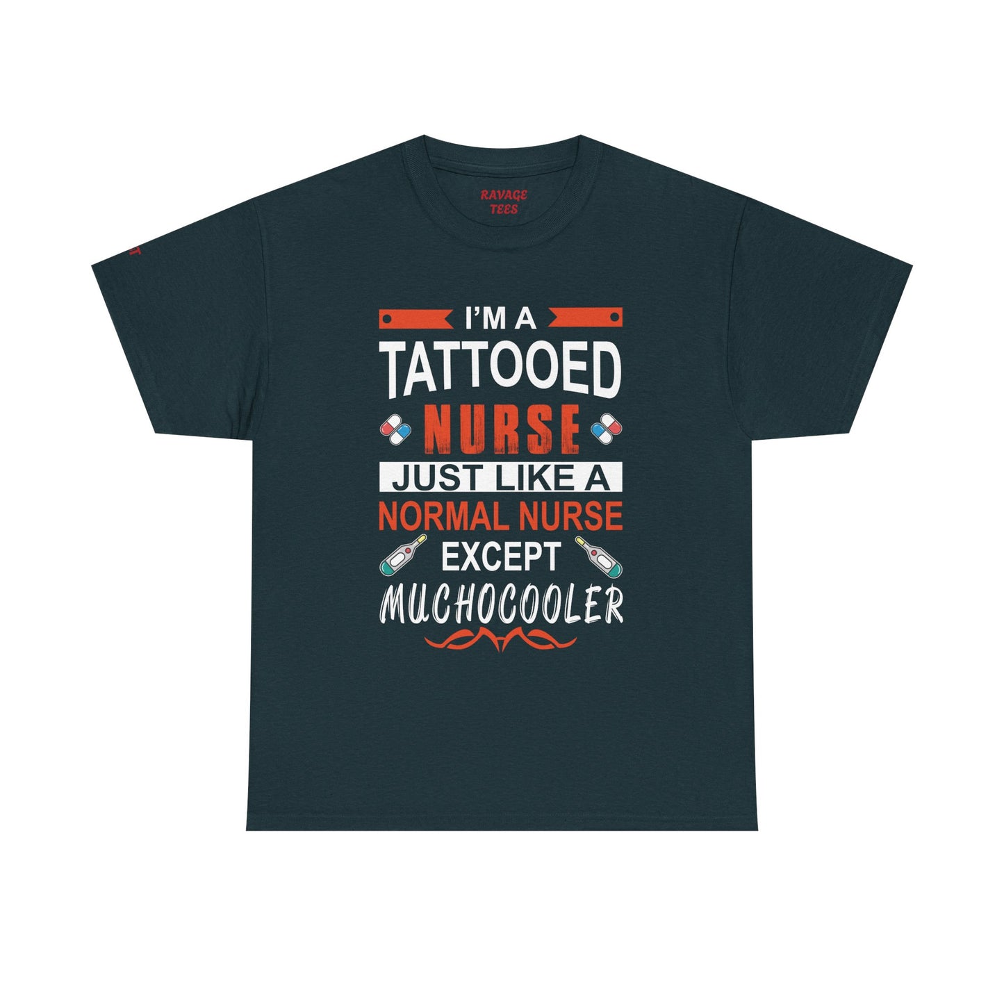 Tattooed Nurse Tee - Unisex Cotton Shirt for Nurse Appreciation, Medical Humor Tee, Fun [...]