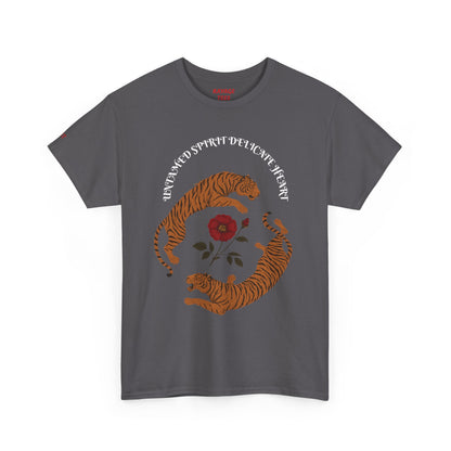 Black Tiger & Rose Graphic Tee