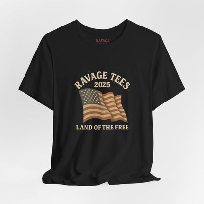 RaVage Vintage Tee: "Land of the Free"