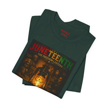 Juneteenth Lantern T-Shirt – "Light Reveals What History Tried to Hide"