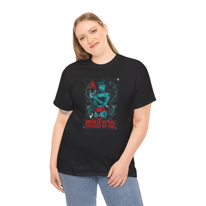 MARK BY INK, TOUCHED BY FIRE Tee