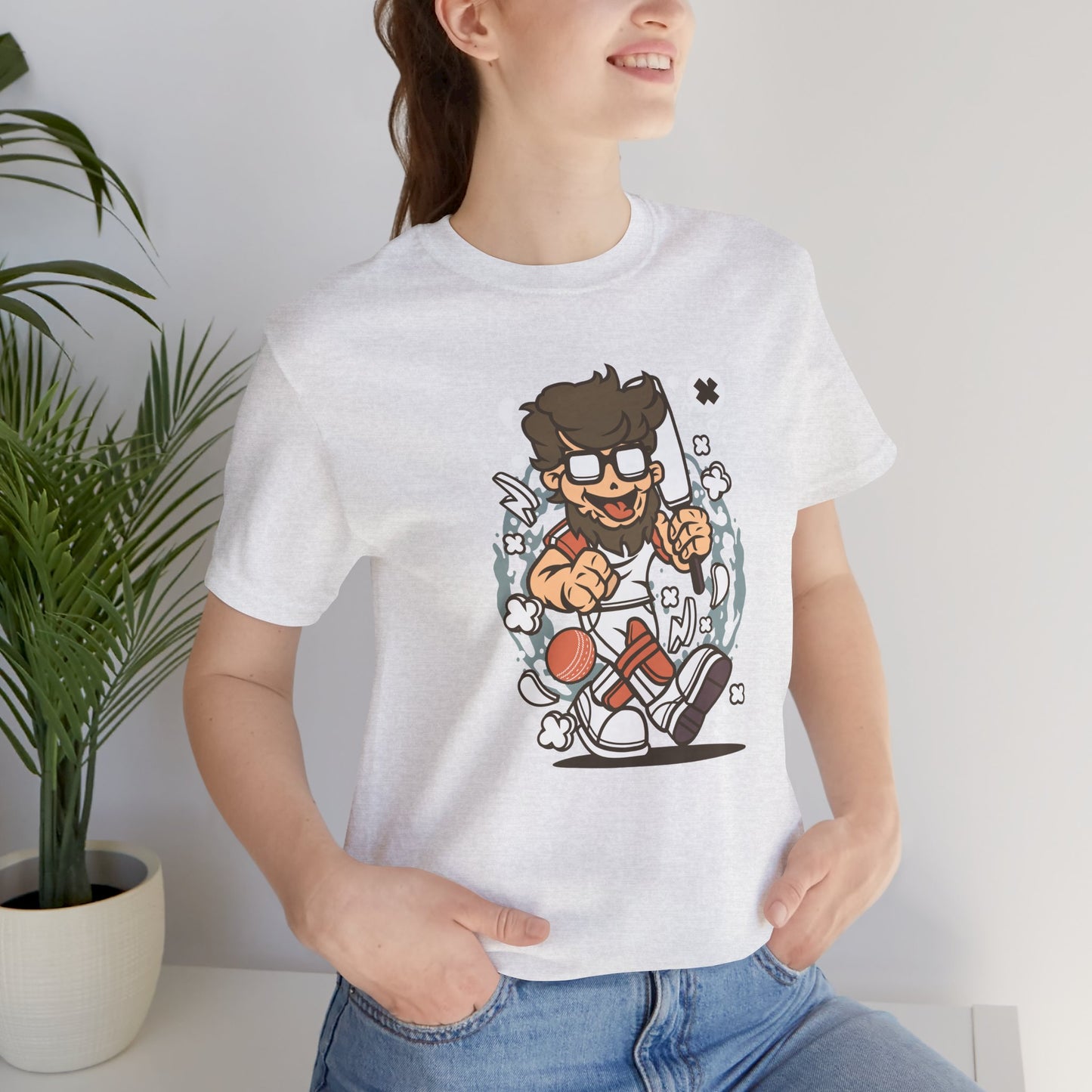 Retro Gamer Cartoon Character Tee