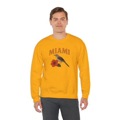 RAVAGE Miami's City Vibe Unisex Crewneck Sweatshirt-Cozy Street Gear
