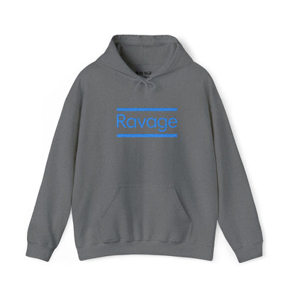 Ravage Blue Embroidered Hoodie