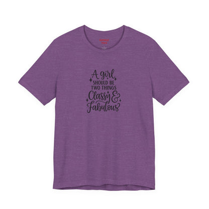 "Classy & Fabulous" Graphic Tee | Women's Fashion T-Shirt