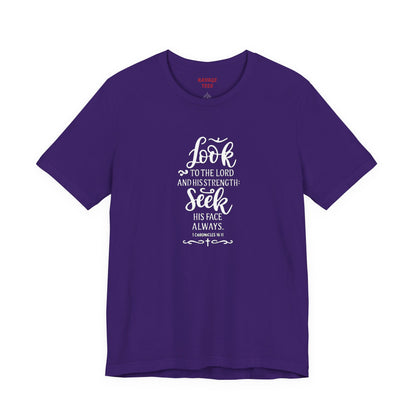 Seek His Guidance Tee: Inspirational Faith Quote Unisex T-Shirt