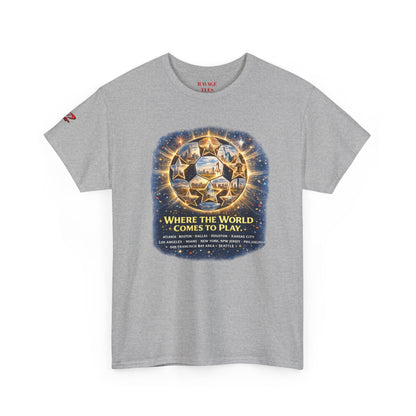 World Cup 2022 T-Shirt — "Where the World Comes to Play"