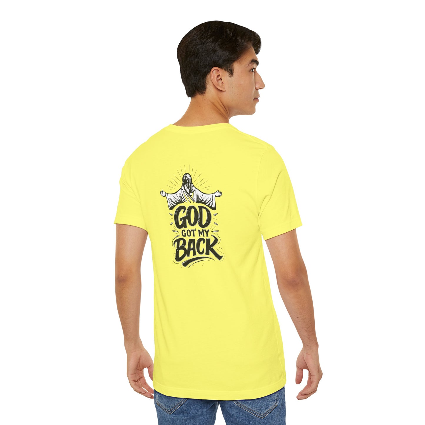 Faith Graphic Tee — 'God Got My Back' Christian T-Shirt