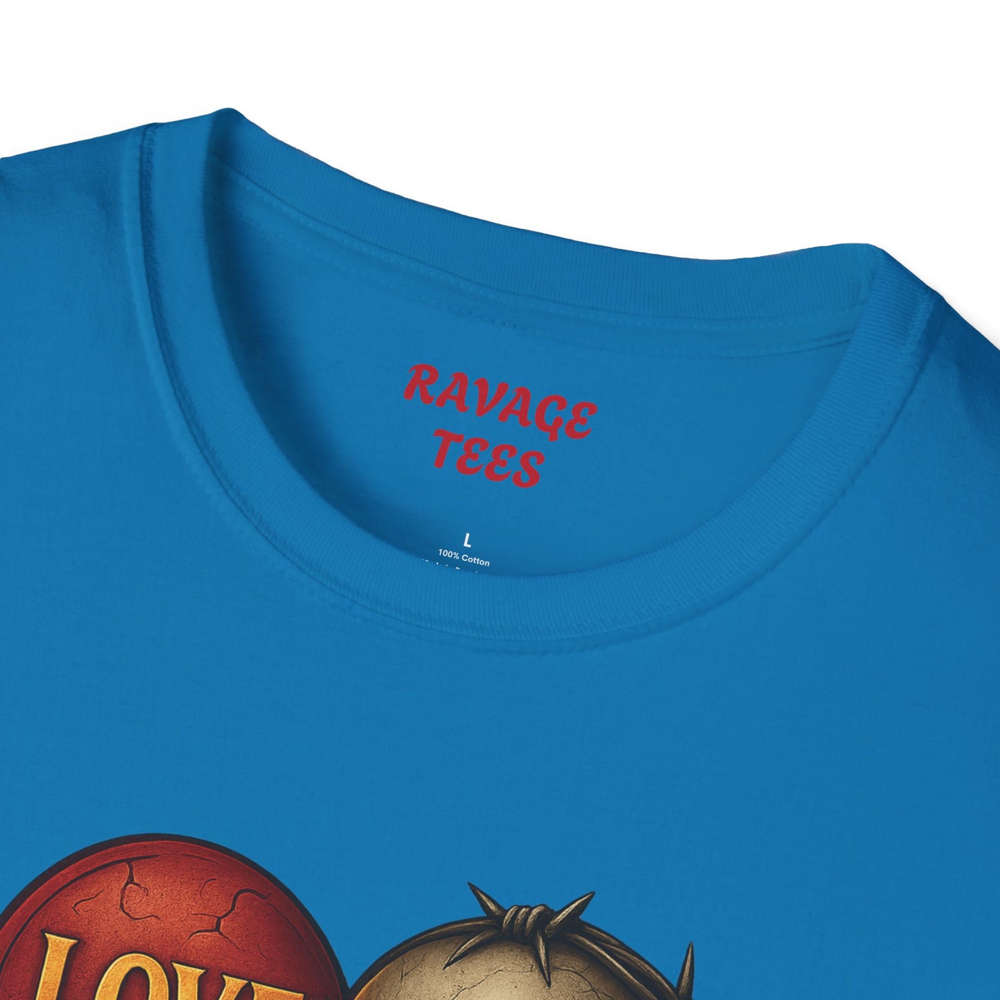 Love & Hate Skull Graphic Tee