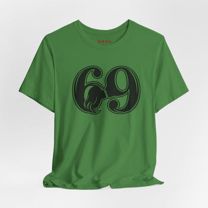 69 Retro Swirl Number Tee