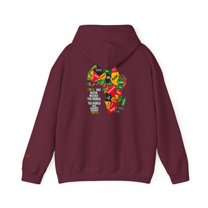 Afrika Map Hoodie – African Pride Pullover Sweatshirt