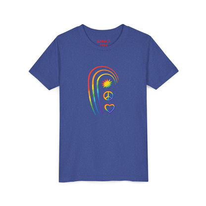 Youth Rainbow Peace & Love Tee