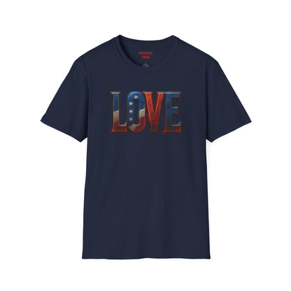 Soft Unisex Freedom & Love Graphic Tee | Gift & Daily Wea