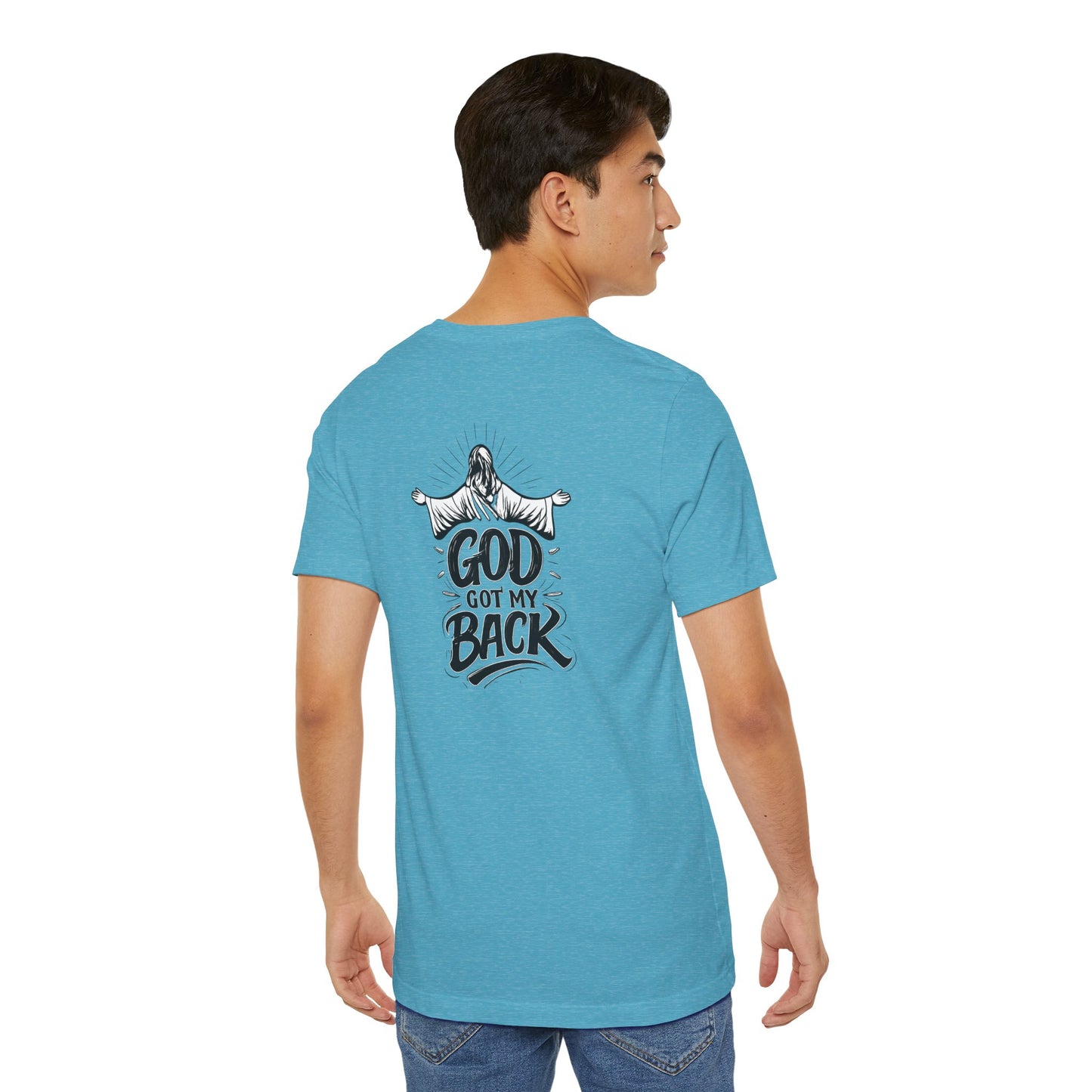 Faith Graphic Tee — 'God Got My Back' Christian T-Shirt