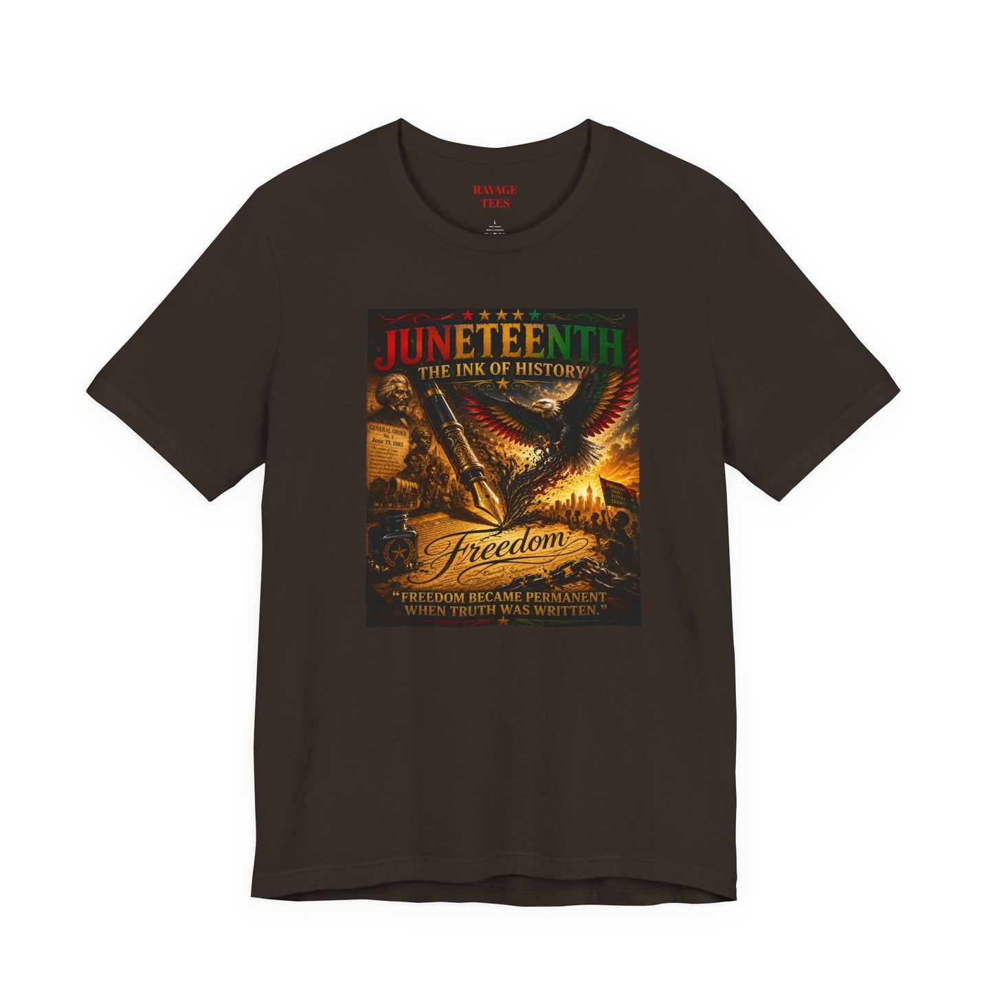 Juneteenth — Juneteenth The Ink of History Graphic Tee