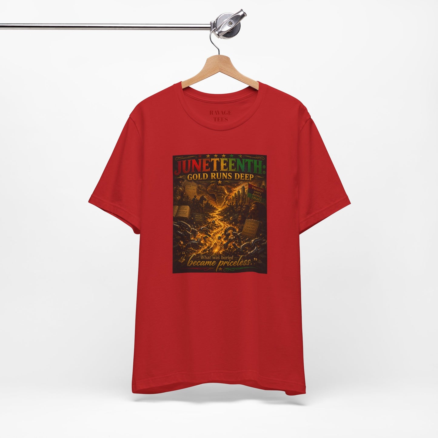 Juneteenth 'Gold Runs Deep' T-Shirt
